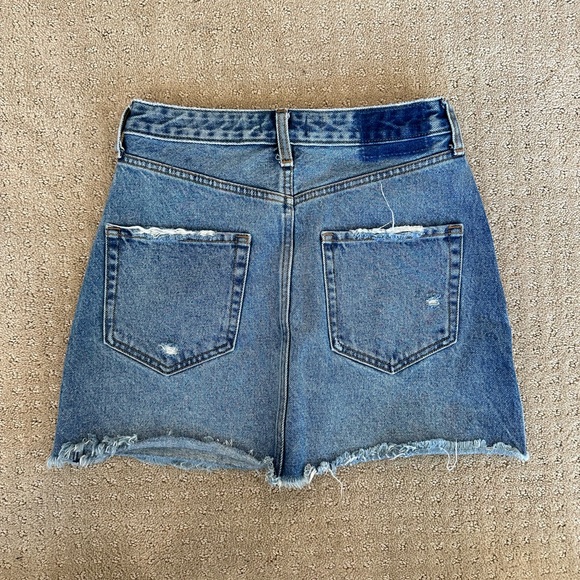 Abercrombie & Fitch Jean Mini Skirt - Picture 2 of 3